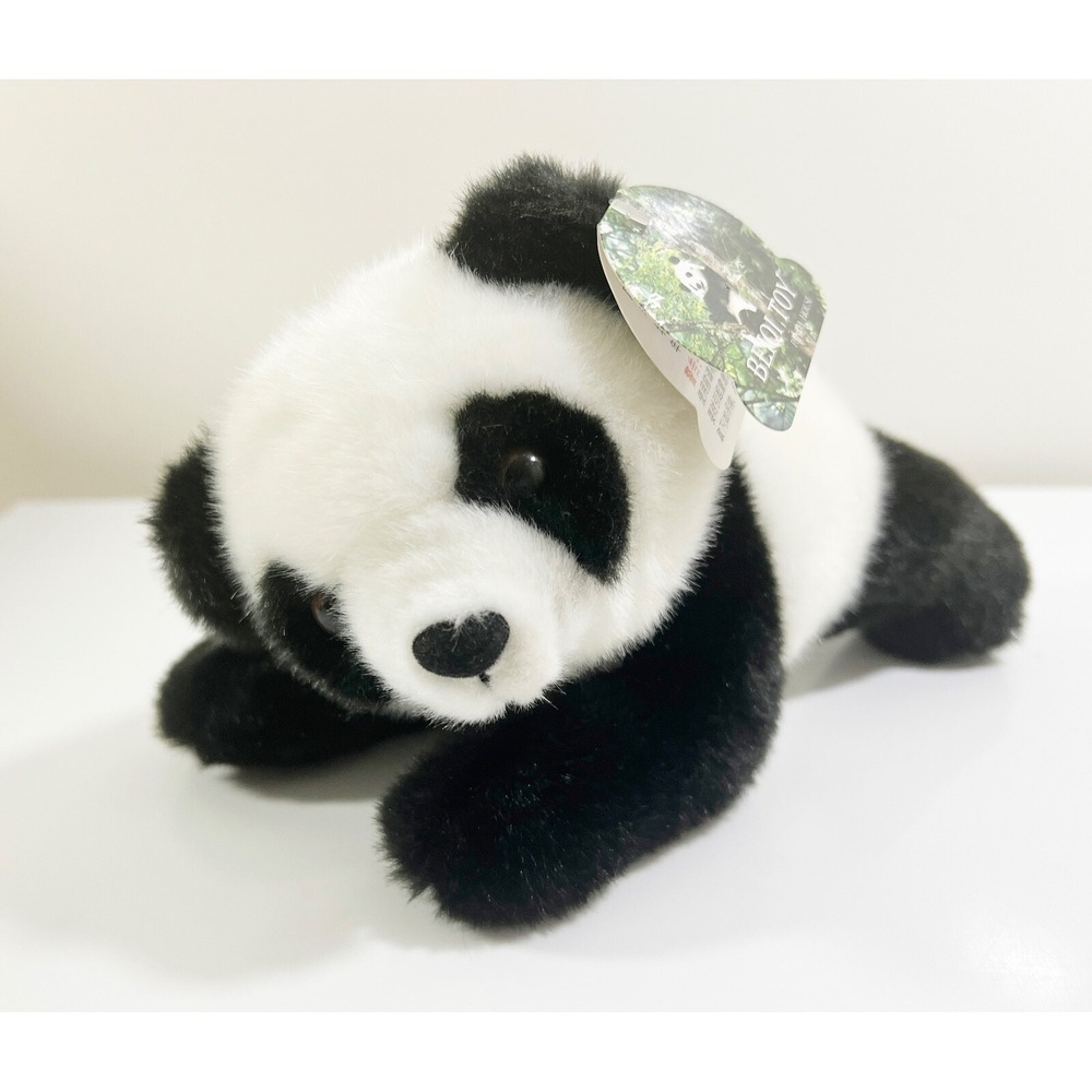 Panda house Panda Plush Doll Very Soft‎ By Beiqi Toy NWT
